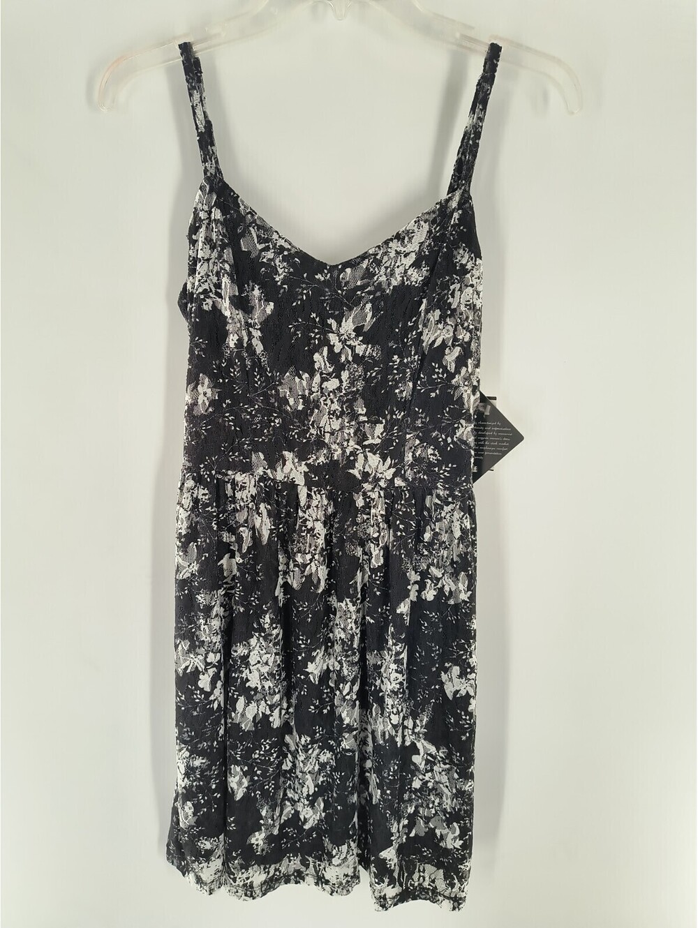BeBop Women's Medium Sleeveless Dress Lace Overlay NWT 057